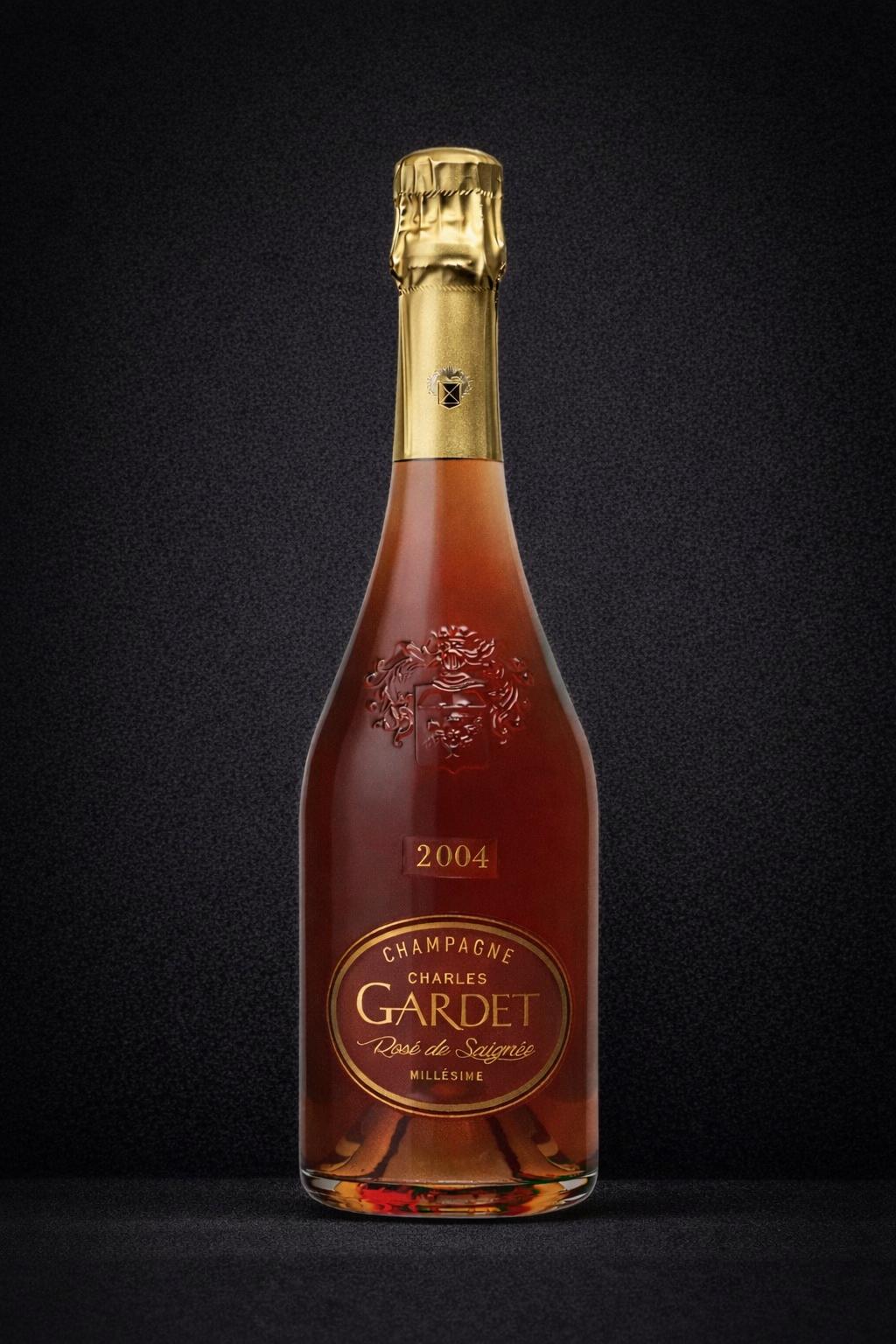 Champagner Prestige Charles Gardet Rosé de Saignée Millésime 2004