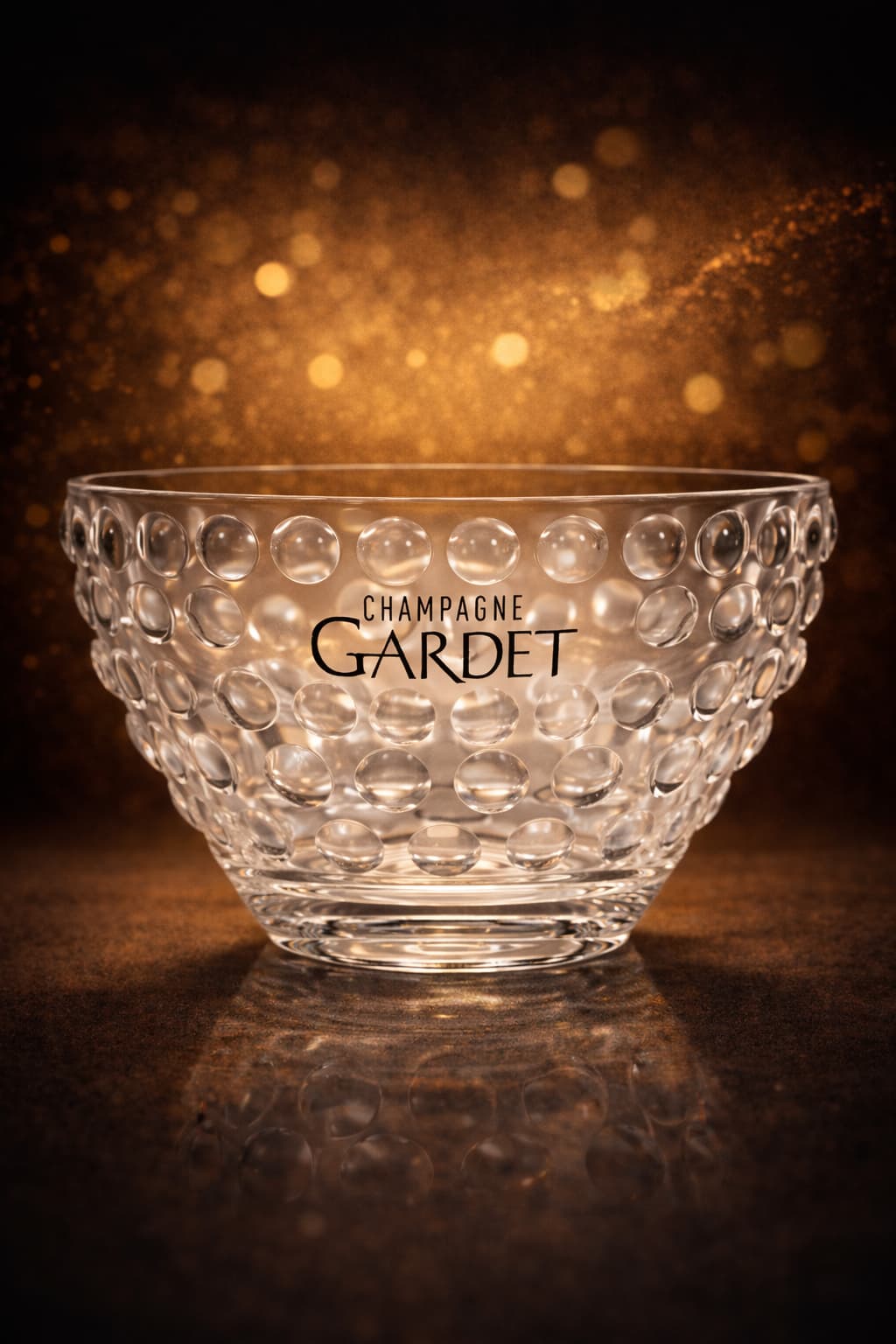 Champagne Bowl Gardet Collection Bubble transparent