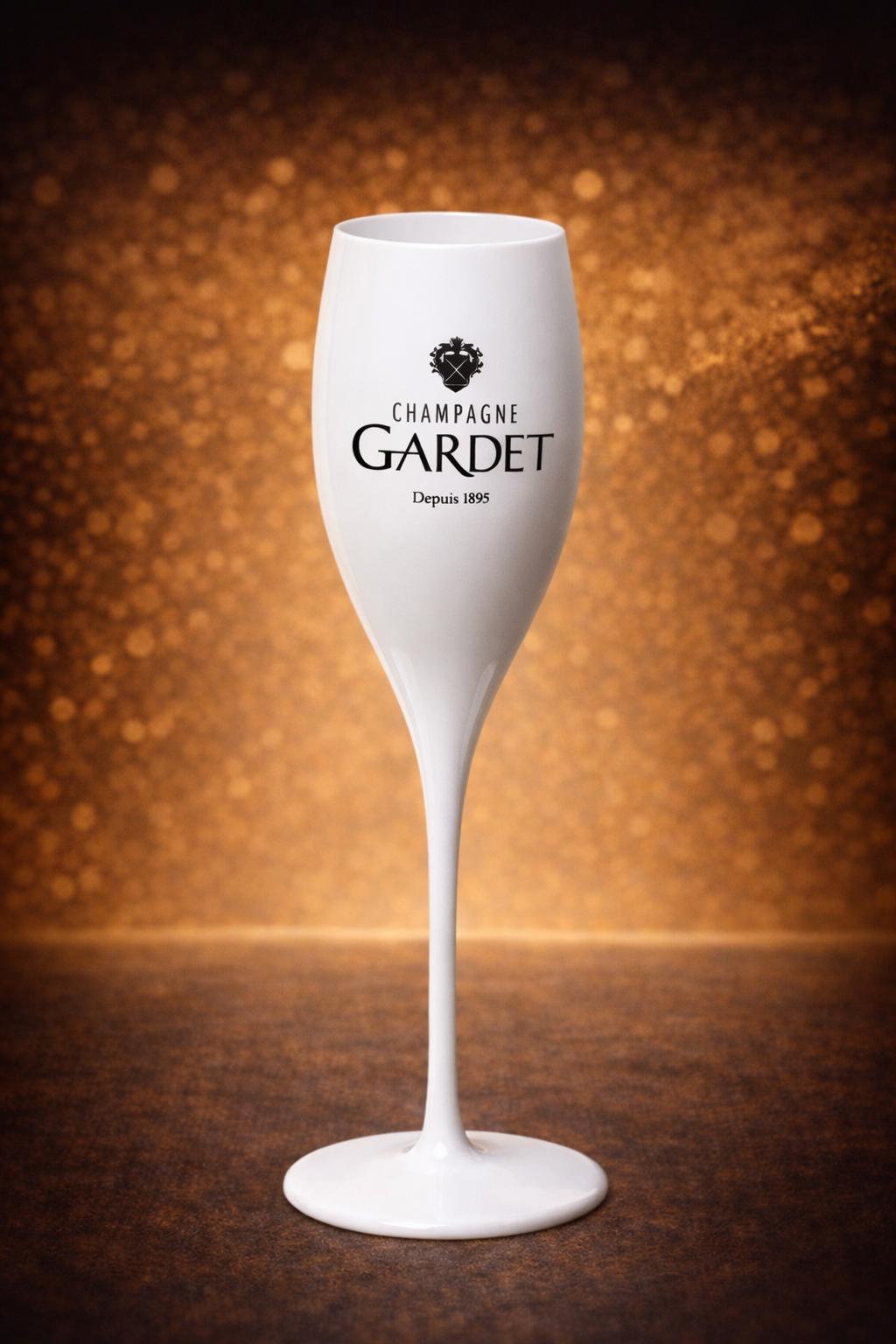 Flûte à champagne «Croisière» Gardet Collection blanche