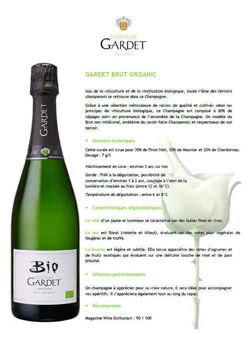 GARDET BRUT BIO · Zertifizierter Bio-Champagner — PDF preview