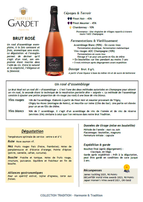GARDET BRUT ROSÉ — PDF preview