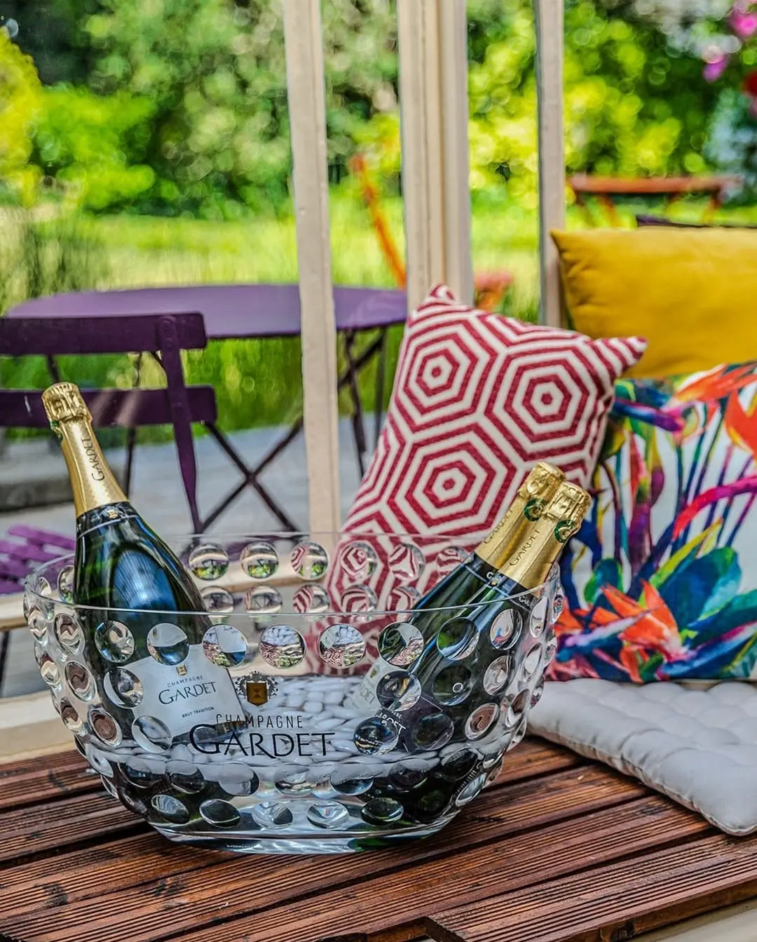 Mitternachts-Countdown Champagner Gardet im Hamburger Club