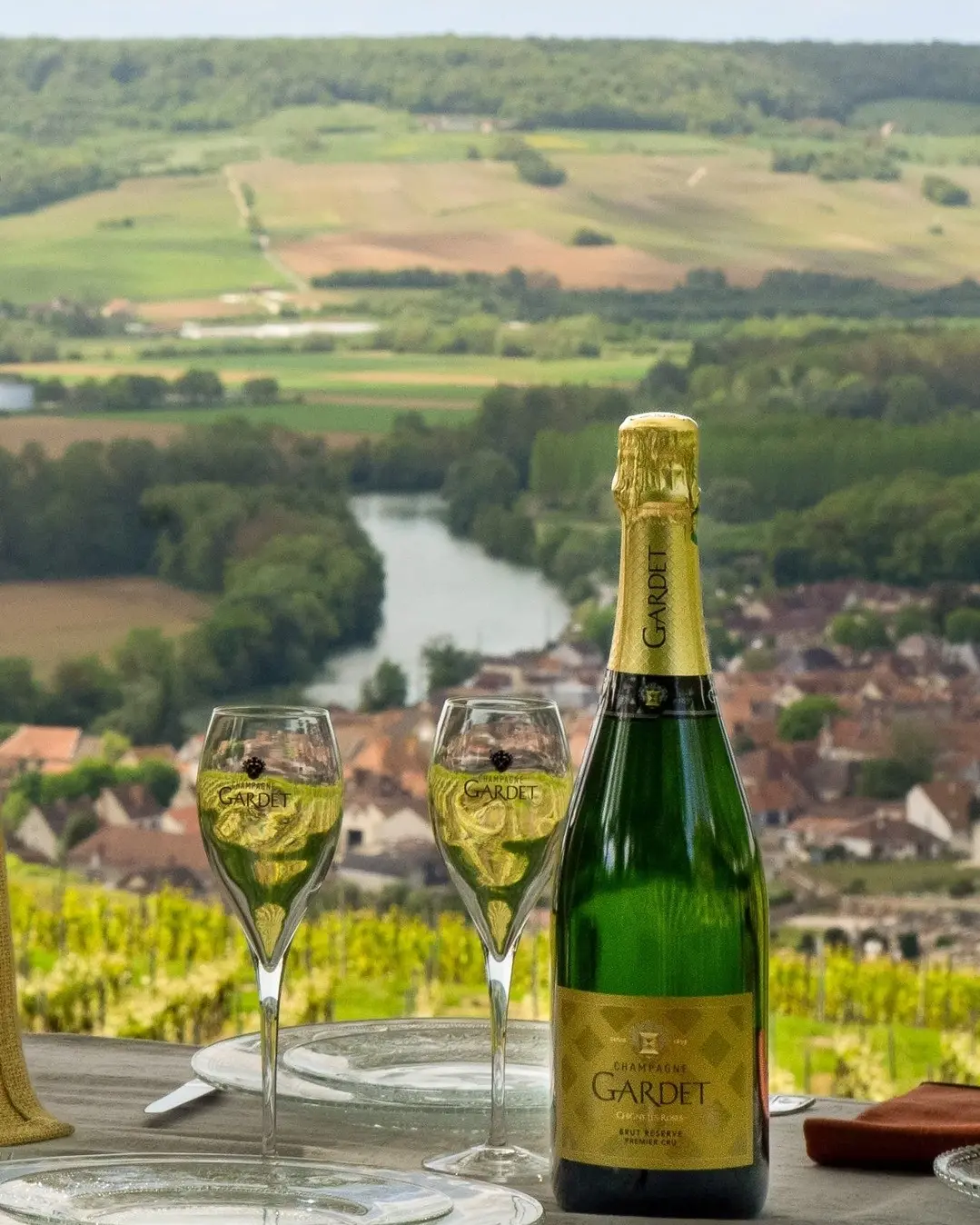 Gastgeschenk Mini-Champagner Gardet bei Hamburger Hochzeit