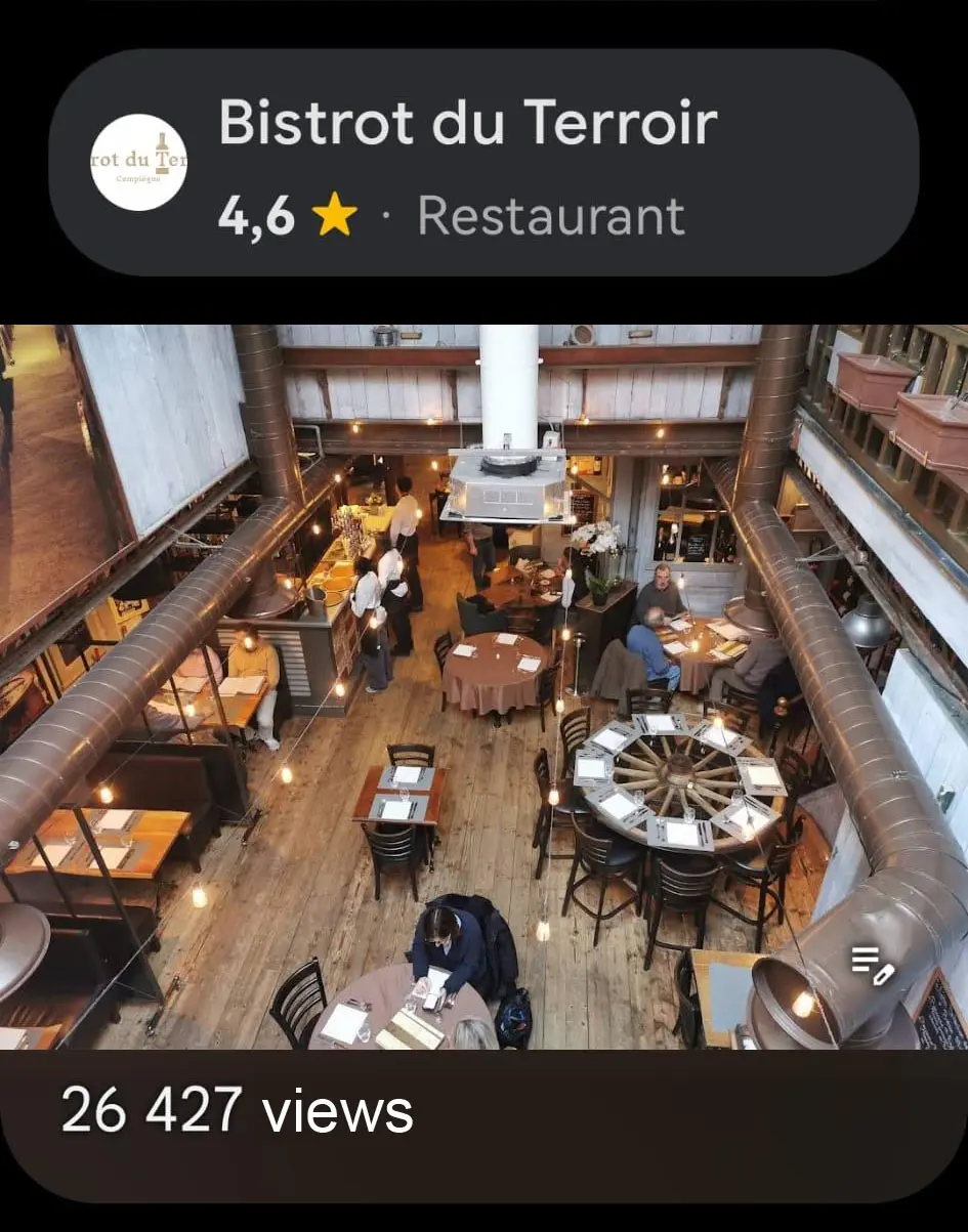 Bistrot du Terroir – 26 427 views