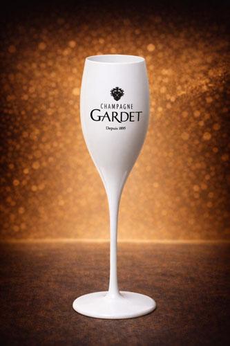Champagnerflöte «Croisière» aus der Gardet-Kollektion Weiß
